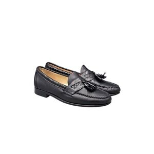 Allen Edmonds Men's Size 10.5 D EUC Maxfield Black Leather Dress Tassel Loafers
